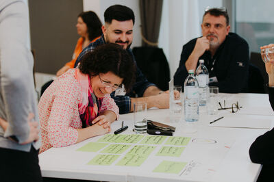 Teilnehmer*innen beim Guten Rat Teilnehmer*innen beim Guten Rat