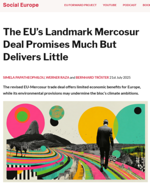 Screenshot vom Gastbeitrag; socialeurope.eu