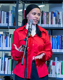 Yara Omar beim C3-Award 2023, Foto: Philine Zech Photography Yara Omar beim C3-Award 2023, Foto: Philine Zech Photography