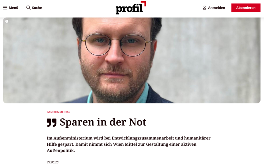 Screenshot von profil.at